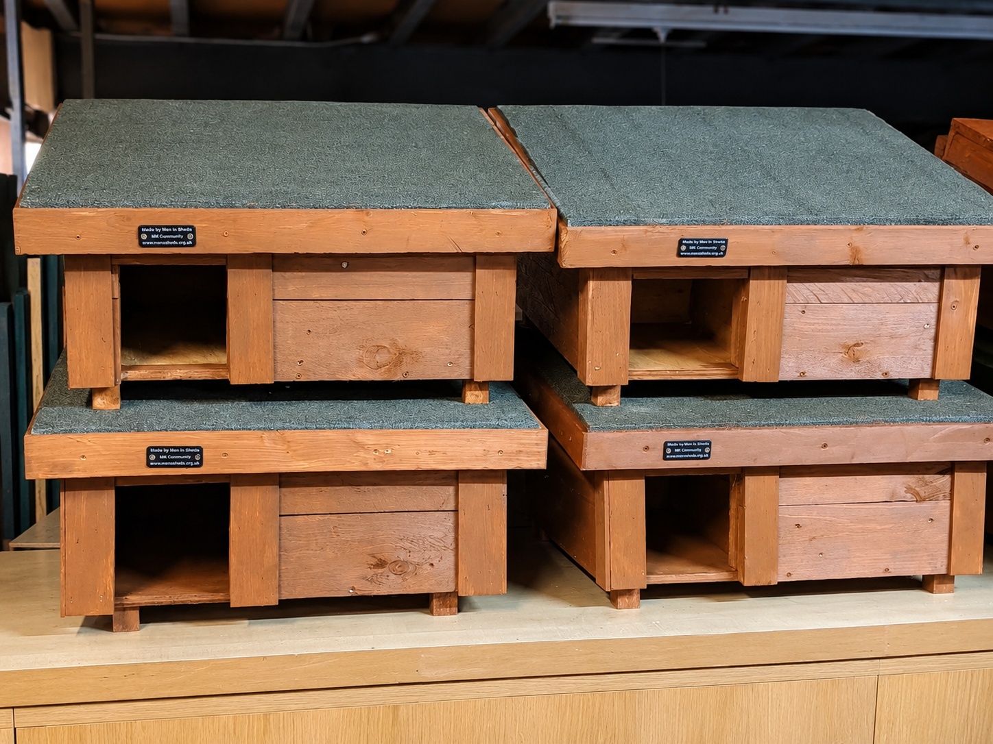 Hedgehog houses for Deanshanger Hedgehog Rescue